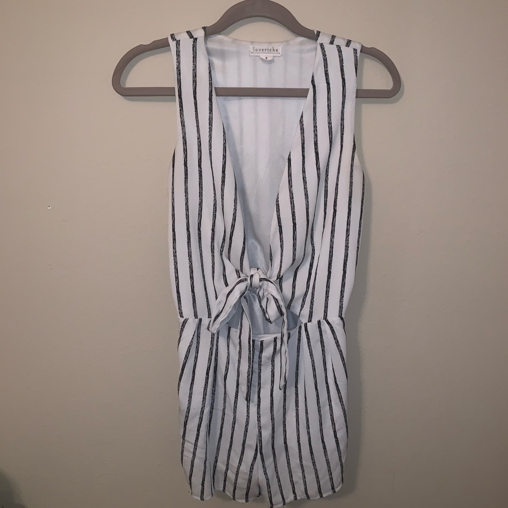 Stripped Romper